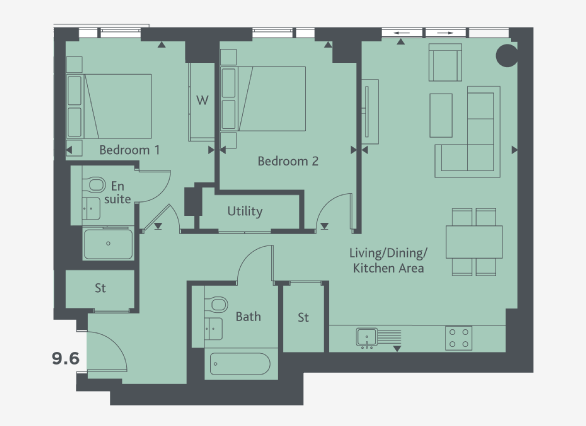 Clarendon 2 Bedroom Apartment Watford