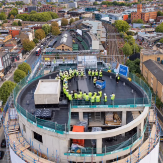 A big quarter for Arada London Topping out&hellip;